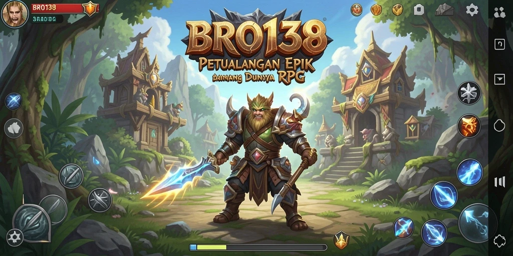 Tampilan aksi seru dalam BRO138, menampilkan karakter dan grafik RPG yang mengagumkan.