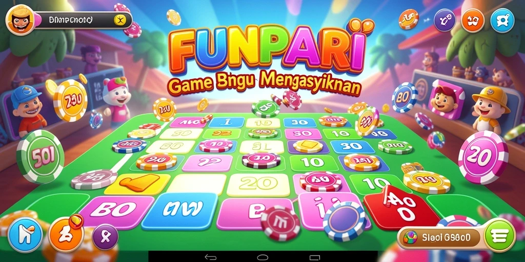 Screenshot utama FUNPARI menampilkan pengalaman gameplay seru dalam Bingo.