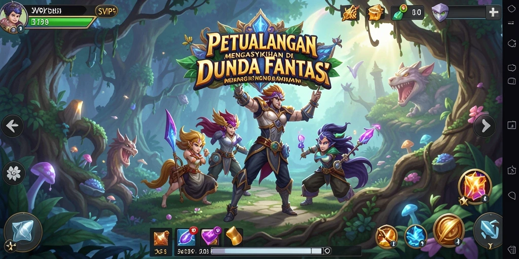 Tangkapan layar gameplay SVIP9 menampilkan aksi petualangan seru.